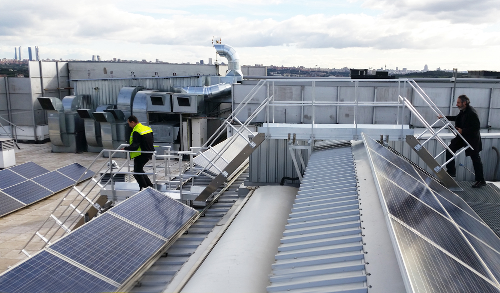 passerelle d’acces